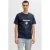 JACK & JONES ORIGINALS regular fit T-shirt met print – donkerblauw