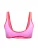PUMA Sportbikinitop  framboos / lichtroze / wit