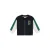 Babyface sweatvest – donkerblauw/wit/groen