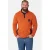 Jan Vanderstorm herren Gebreid Fleece Shirt – 52/54 – oranje – Plus Size