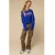 LOOXS 10sixteen casual broek met panterprint bruin