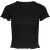 Enkele Dames T-Shirt in Zwart