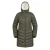 Mountain Warehouse Dames/Dames Florence gewatteerde jas met imitatiebontvoering (Kaki Groen)