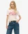 Superdry Vrouwen Metallic T-shirt met Logo en Relaxte Pasvorm Roze