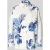 FYNCH-HATTON Regular fit blouse in all-over look model ‘BATWING TROPICS’