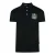 Aquascutum Aldis Crest borstlogo zwart poloshirt