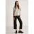T-shirt met relaxed fit, ronde hals en splitten