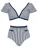 SUNFLAIR Bikini  navy / wit