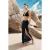 TRENDYOLMİLLA Dames Zwart Effen Maxi Bodycon Kokerrok- rok Rokken