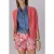 River Woods Casual Jersey Blazer In Pink