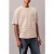 Calvin Klein Ss Stripe Jacquard T-shirt Plaza Taupe
