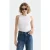 Scotch & Soda Rib Racer Tank White/pastel