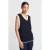 Dames Kabelgebreide V-hals Trui Vest