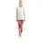 Broek met zijdeachtige stretchprint