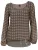 heine Blouse  bruin / zwart