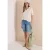 Denim shorts met Slim Legs