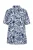 Ulla Popken Blouse  navy / wit