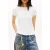 Tommy Hilfiger Slim Smock Ss Tee Ecru