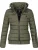 Marikoo dames gewatteerde jas Poisen met hoge kraag & teddyfleece zakken