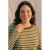 VERO MODA CURVE Plus Size gestreepte top – groen/bruin