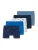 SCHIESSER Onderbroek  blauw / donkerblauw / zwart / wit