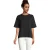 SOLS Dames/Dames Boxy Oversized T-shirt (Diep zwart)