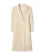 GOBI Cashmere Tussenmantel ‘Double-Breasted Long Coat’  beige