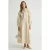 Effen midi-jurken voor dames, lang, casual, normaal, bescheiden