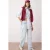 TRENDYOLMİLLA Dames Donkerblauw Effen Wijde pijp Lage taille Jeans