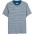 Farah Heren Danny gestreept T-shirt met korte mouwen (Grijs)