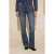 TRENDYOLMİLLA Dames Blauw Effen Flared Normale taille Jeans