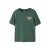 NAME IT KIDS T-shirt met backprint donkergroen