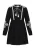usha FESTIVAL Blousejurk ‘Spring Summer’  zwart / wit