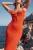 TRENDYOLMİLLA Dames Rood Effen Maxi Mouwloos Strandkleding Bodycon Strandjurken