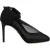 Dolce & Gabbana Zwarte Nylon Mesh Kousstijl Boots Schoenen