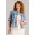 Yest Curve spijkerjas medium blue denim
