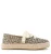 TOMS Carolina Lace-Up espadrille beige Textiel Dames