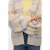 VERO MODA gestreepte gebreid vest ecru