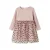 NAME IT MINI A-lijn jurk met hartjes – mauve