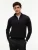 Tommy Hilfiger Tommy Hilfiger Half Zip Pullover Pima ORG Cotton/Cashemer Zip Mock Black  2XL