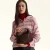 Furla suède schoudertas Tonie Mini donkerbruin