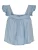 ONLY Top ‘Boho’  lichtblauw
