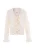 aleva Gebreid vest  wolwit