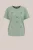 WE Fashion – Dames T-shirt met embroideries – Regular fit – Groen – Katoen –