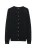 GOBI Cashmere Gebreid vest ‘Essential’  black denim