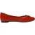 Tory Burch Tory Charm Ballerina’s in Rood Leer