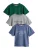 Superdry & Co Shirt  blauw / grijs / donkergroen