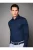 Desoto Luxury Jersey shirt donkerblauw, Effen
