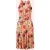 Topvintage exclusive ~ Exotic Bloom swing jurk in roze en multi