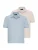 Antioch Shirt  ecru / blauw